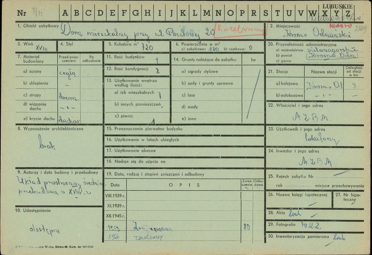 Karta zielona, skan nr 1