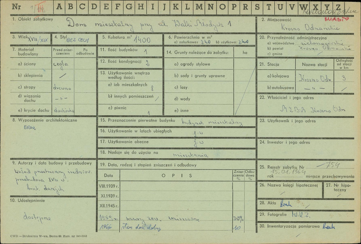 Karta zielona, skan nr 1
