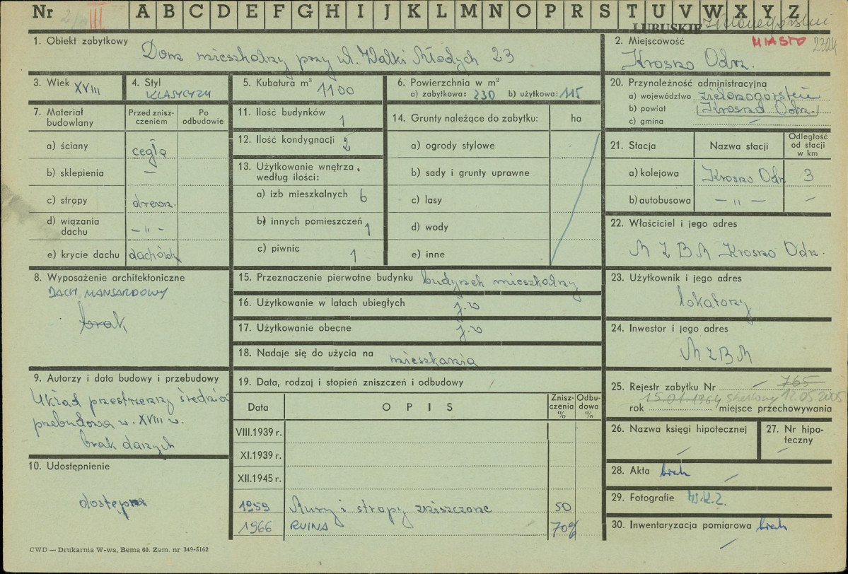 Karta zielona, skan nr 1