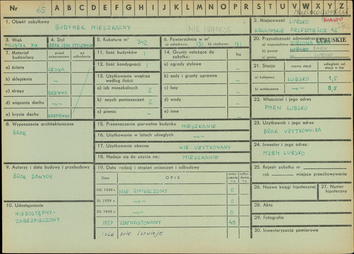 Karta zielona, skan nr 1