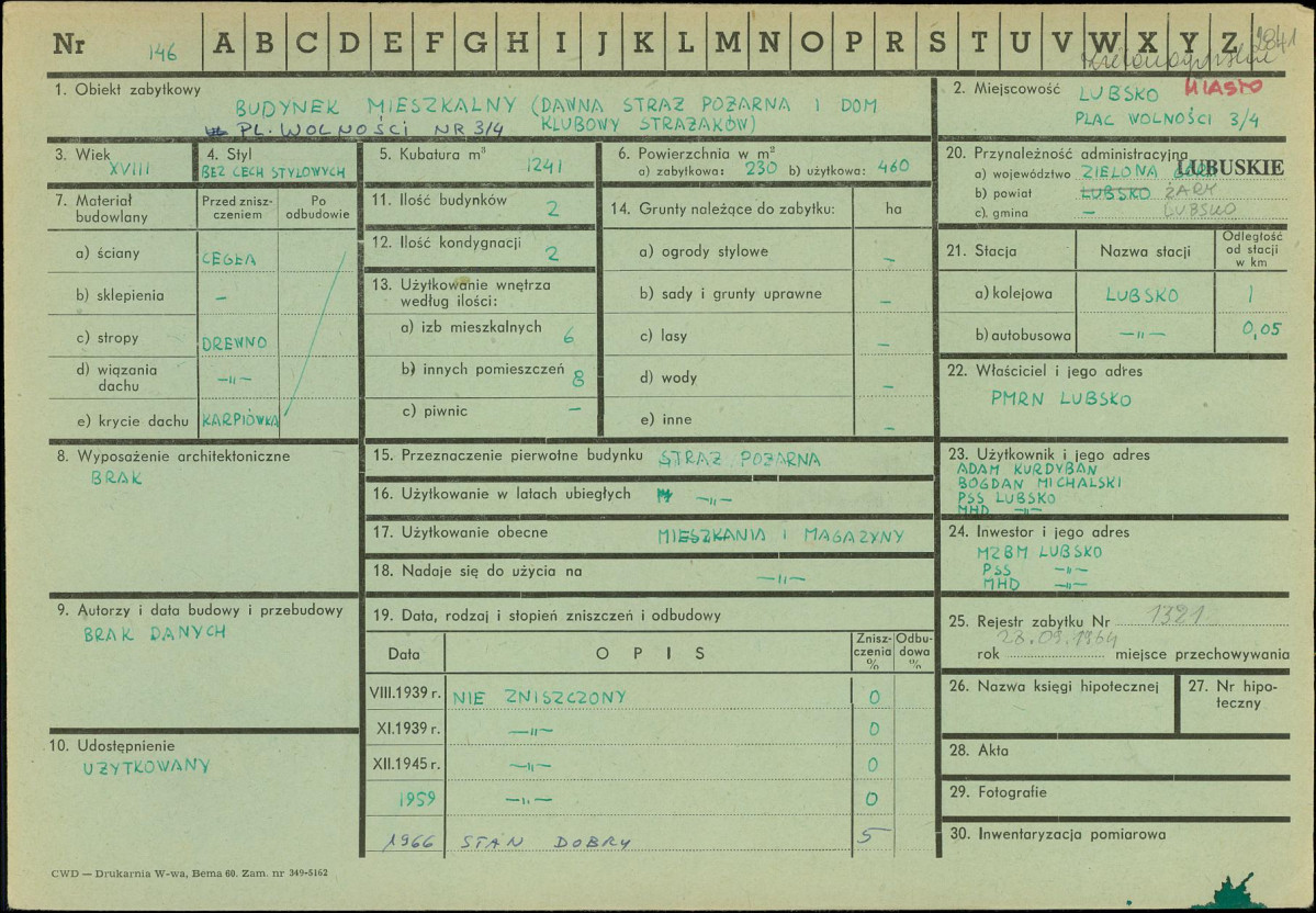 Karta zielona, skan nr 1