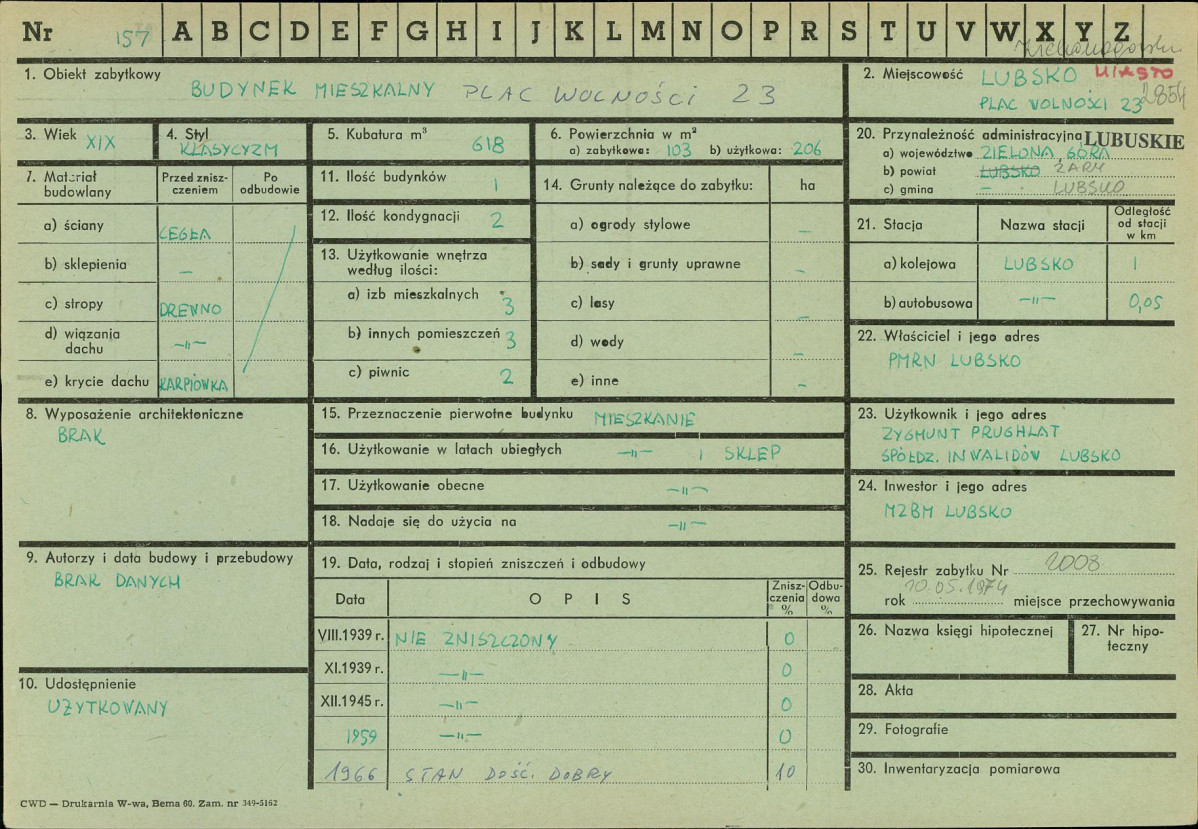 Karta zielona, skan nr 1