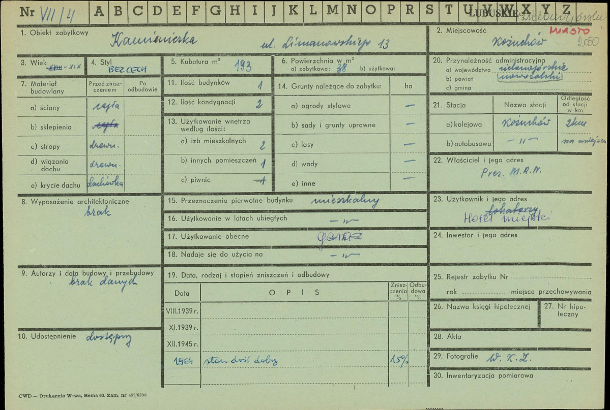 Karta zielona, skan nr 1