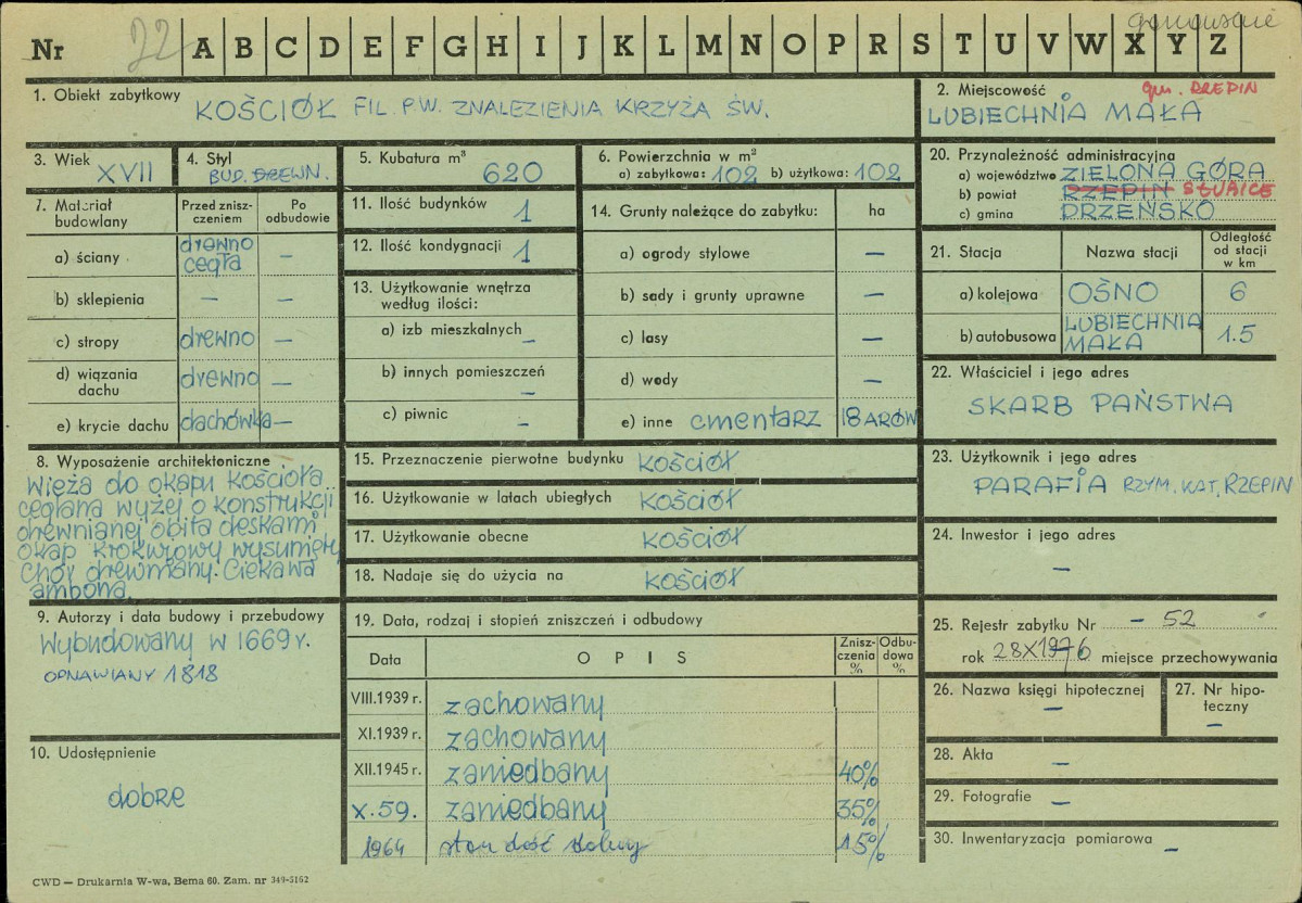 Karta zielona, skan nr 1