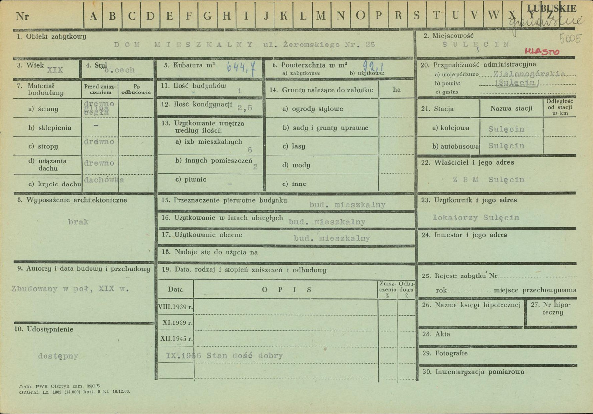 Karta zielona, skan nr 1