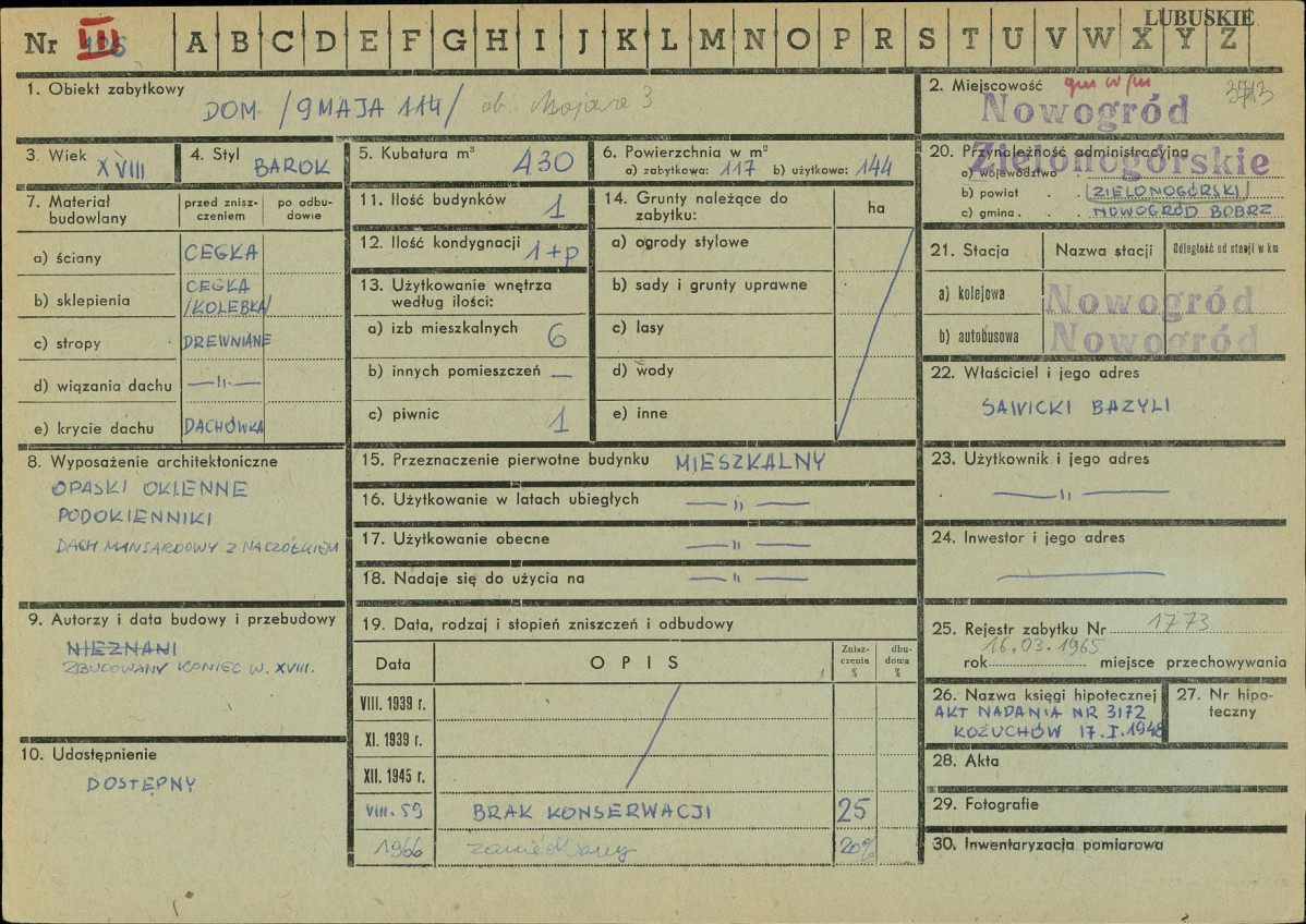 Karta zielona, skan nr 1