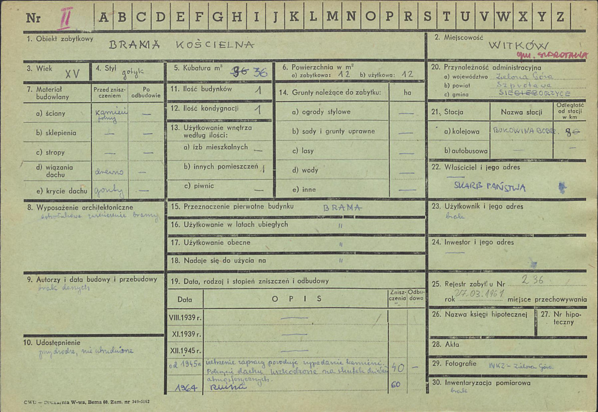 Karta zielona, skan nr 1