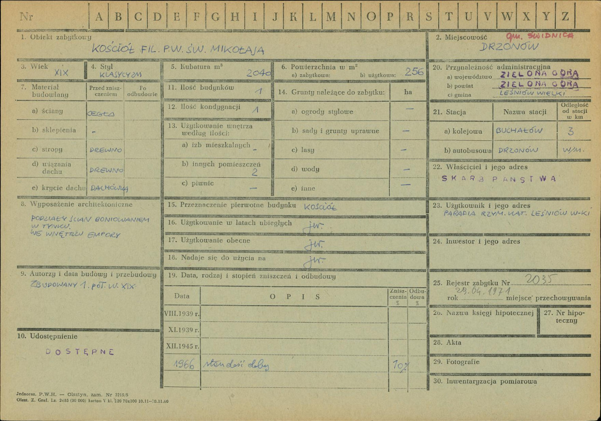Karta zielona, skan nr 1