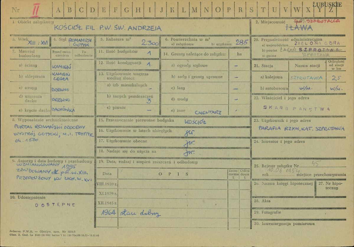 Karta zielona, skan nr 1