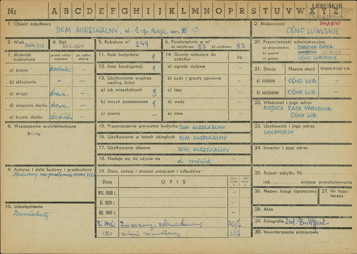 Karta zielona, skan nr 1