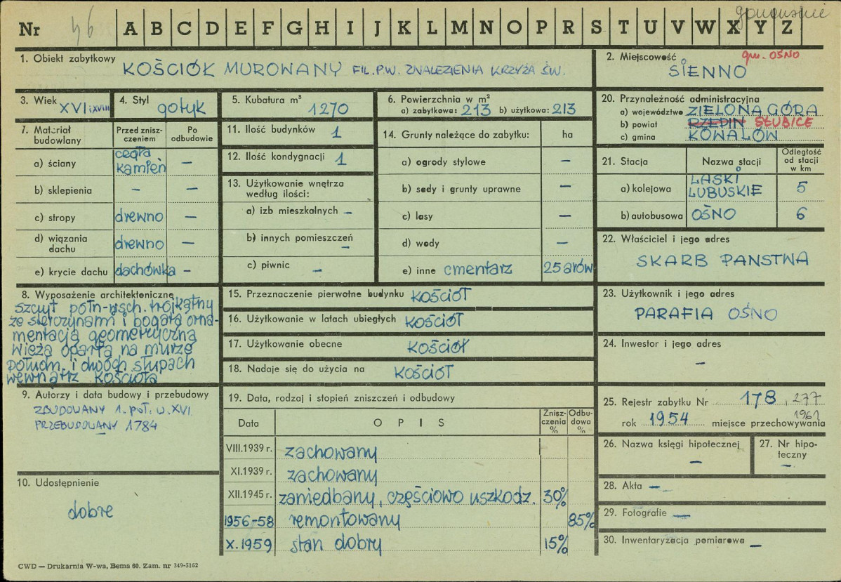 Karta zielona, skan nr 1