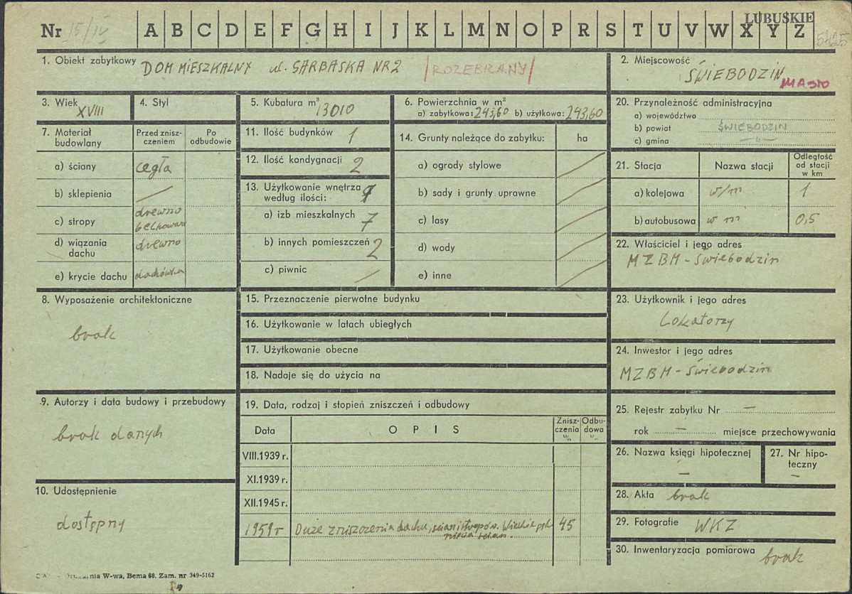 Karta zielona, skan nr 1
