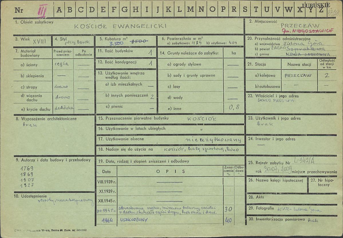 Karta zielona, skan nr 1
