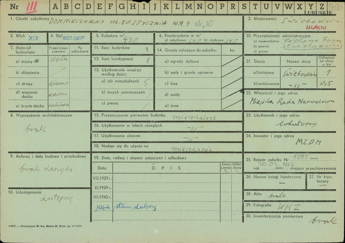 Karta zielona, skan nr 1