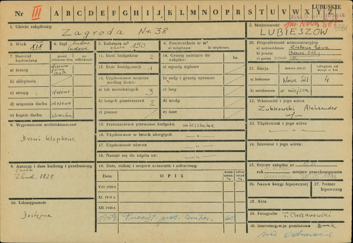 Karta zielona, skan nr 1