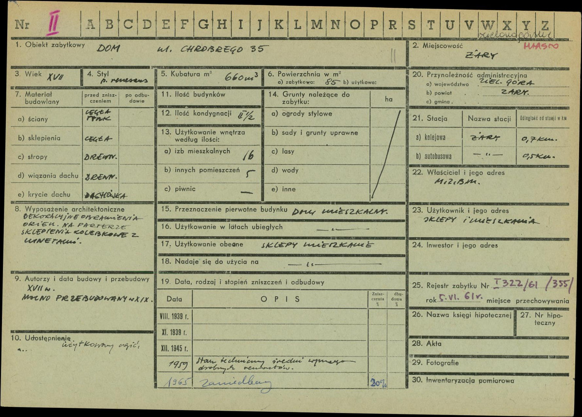 Karta zielona, skan nr 1