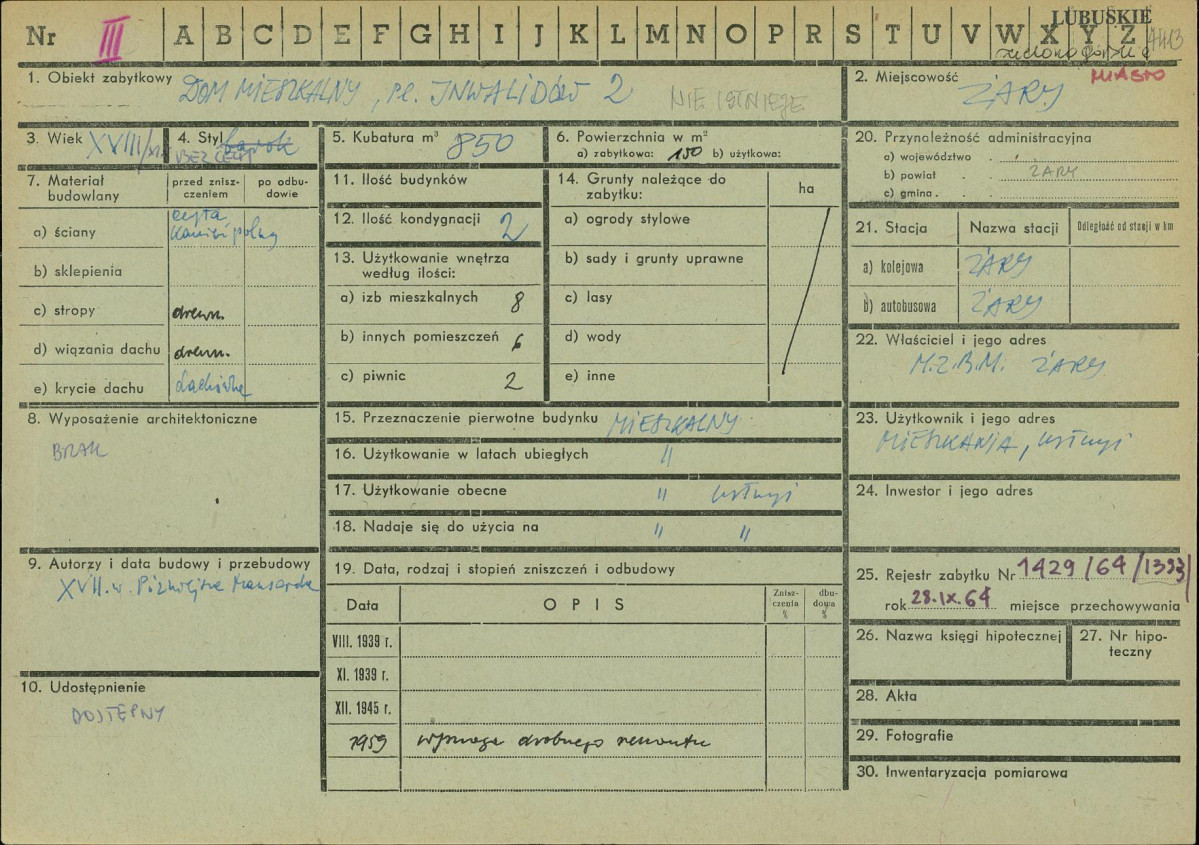 Karta zielona, skan nr 1