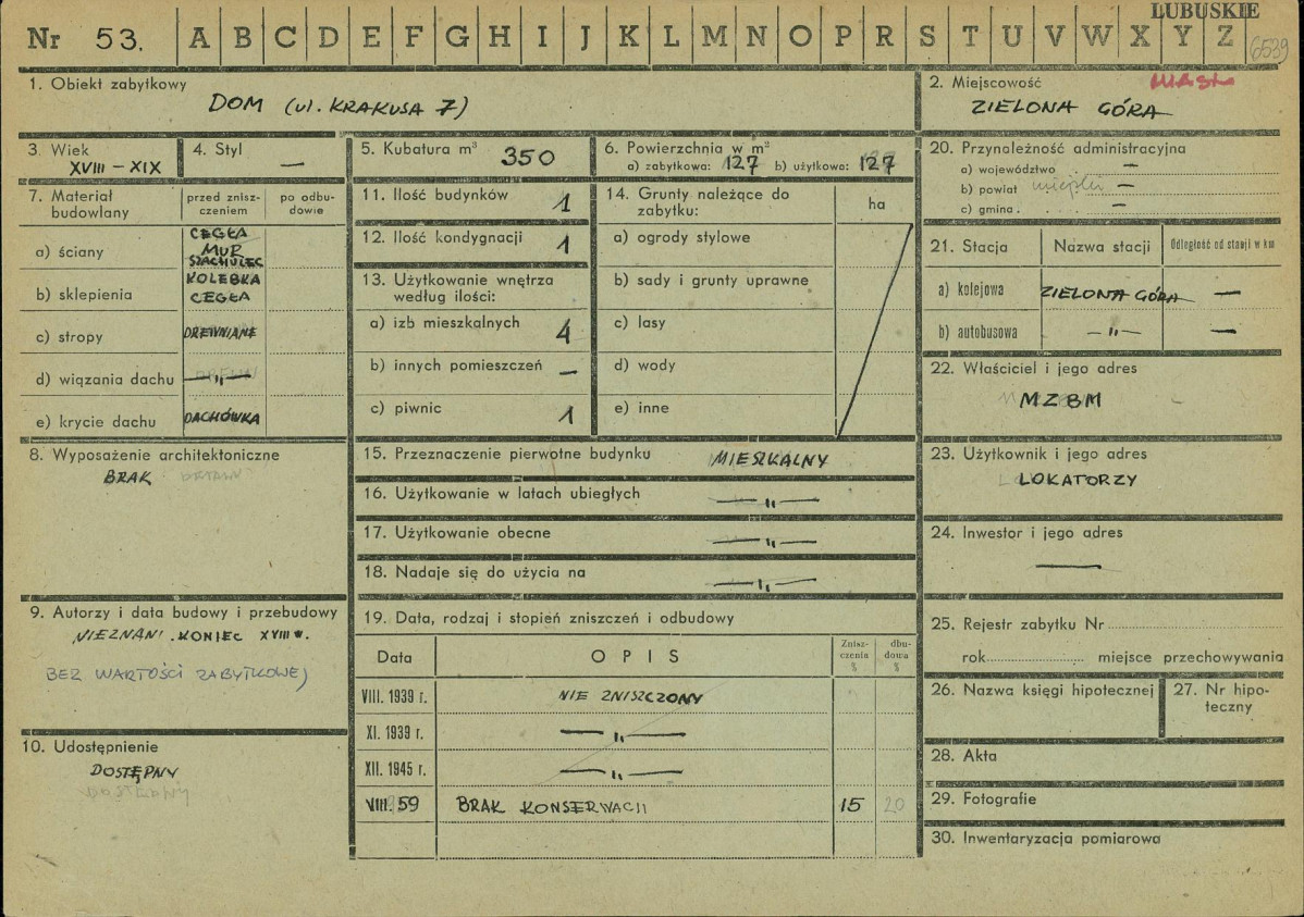 Karta zielona, skan nr 1