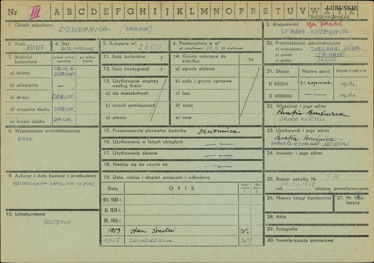 Karta zielona, skan nr 1