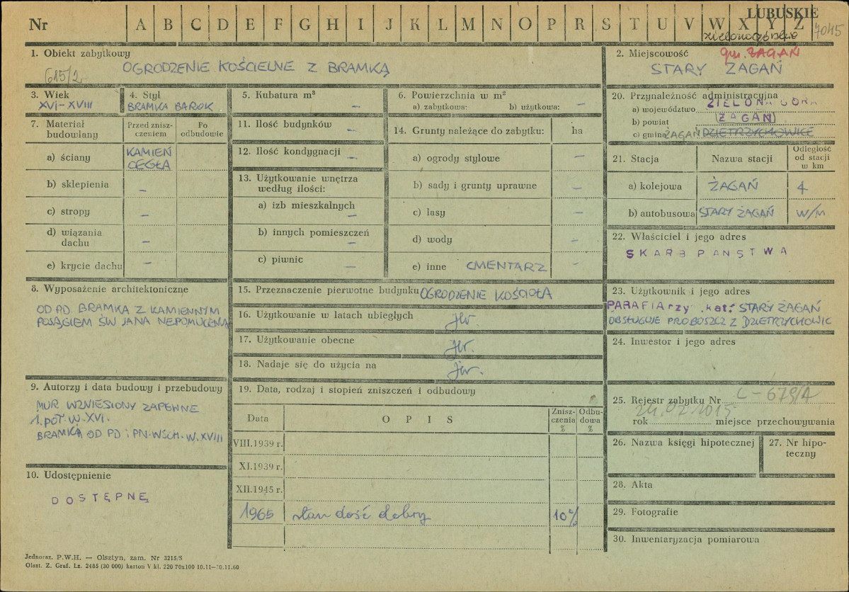 Karta zielona, skan nr 1