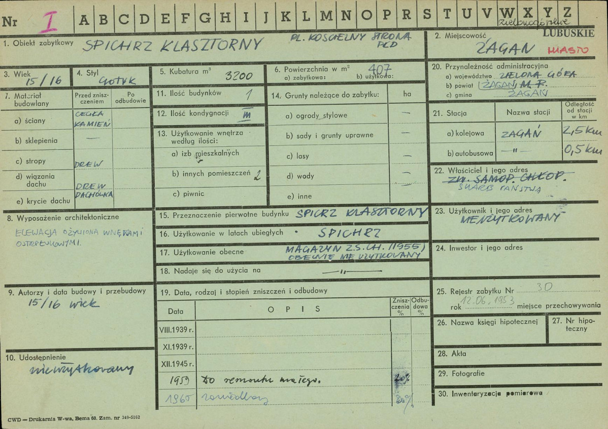 Karta zielona, skan nr 1