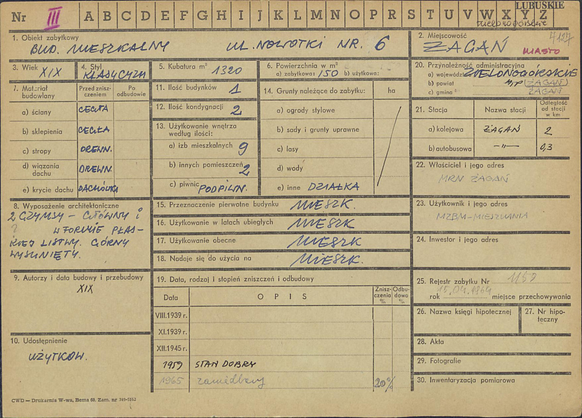 Karta zielona, skan nr 1