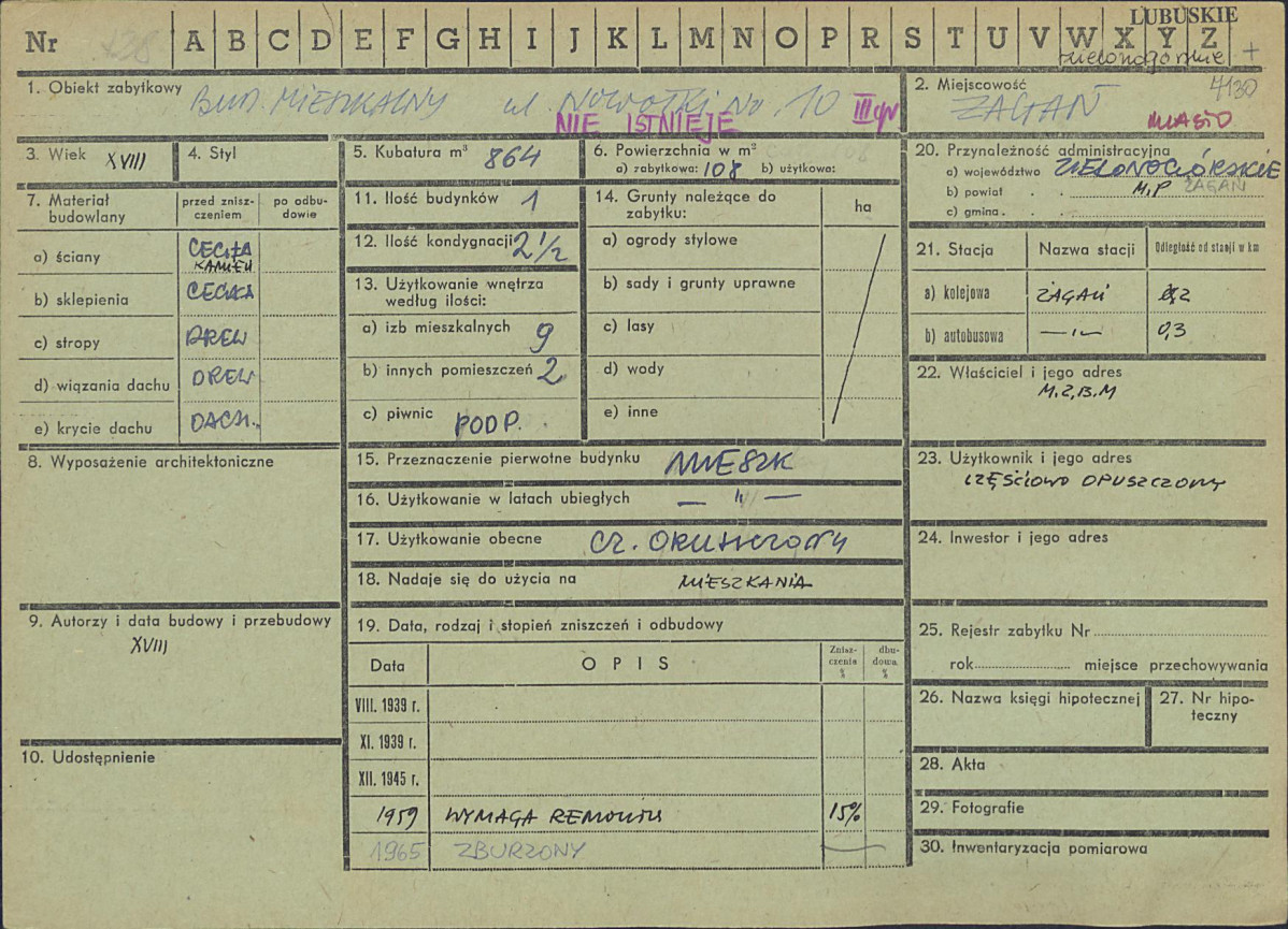 Karta zielona, skan nr 1