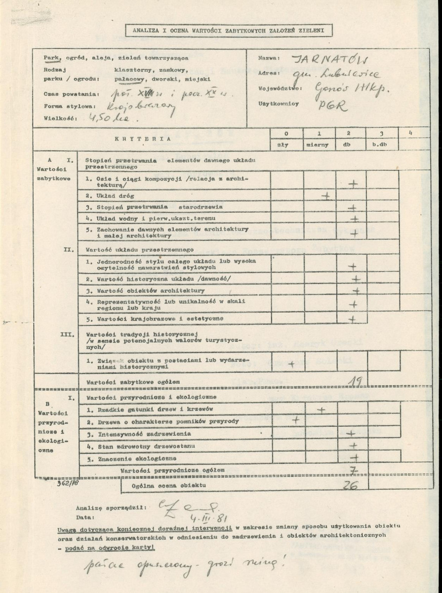 Ewidencja parkowa, skan nr 3