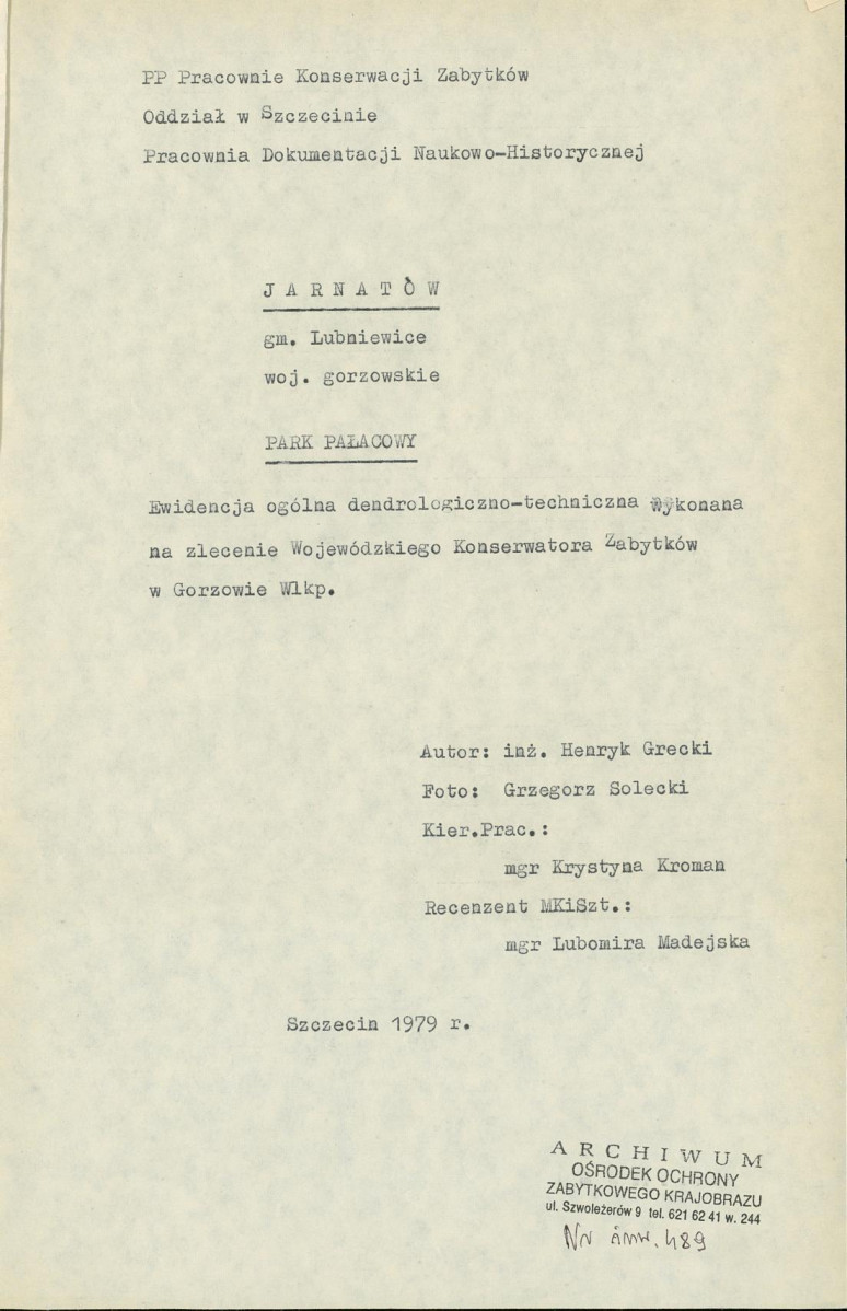 Ewidencja parkowa, skan nr 4