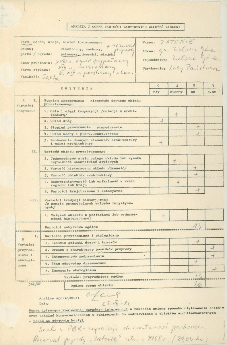 Ewidencja parkowa, skan nr 3
