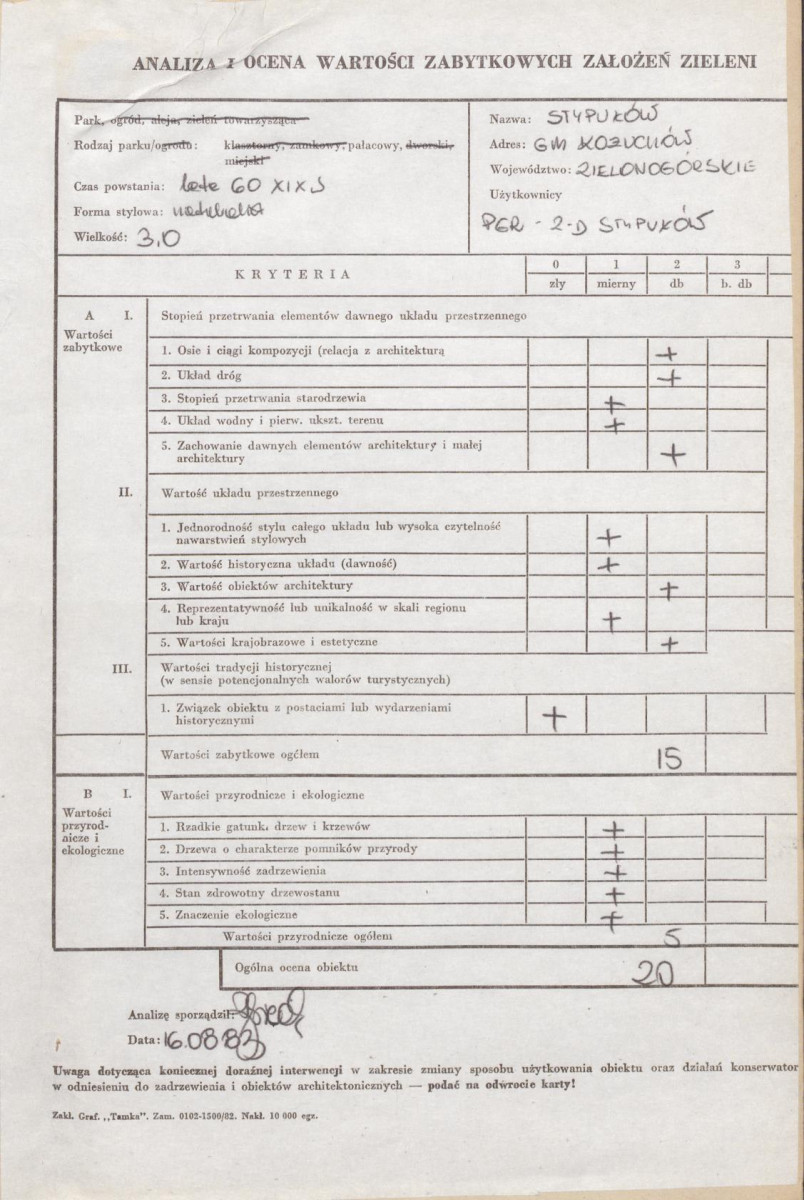 Ewidencja parkowa, skan nr 3
