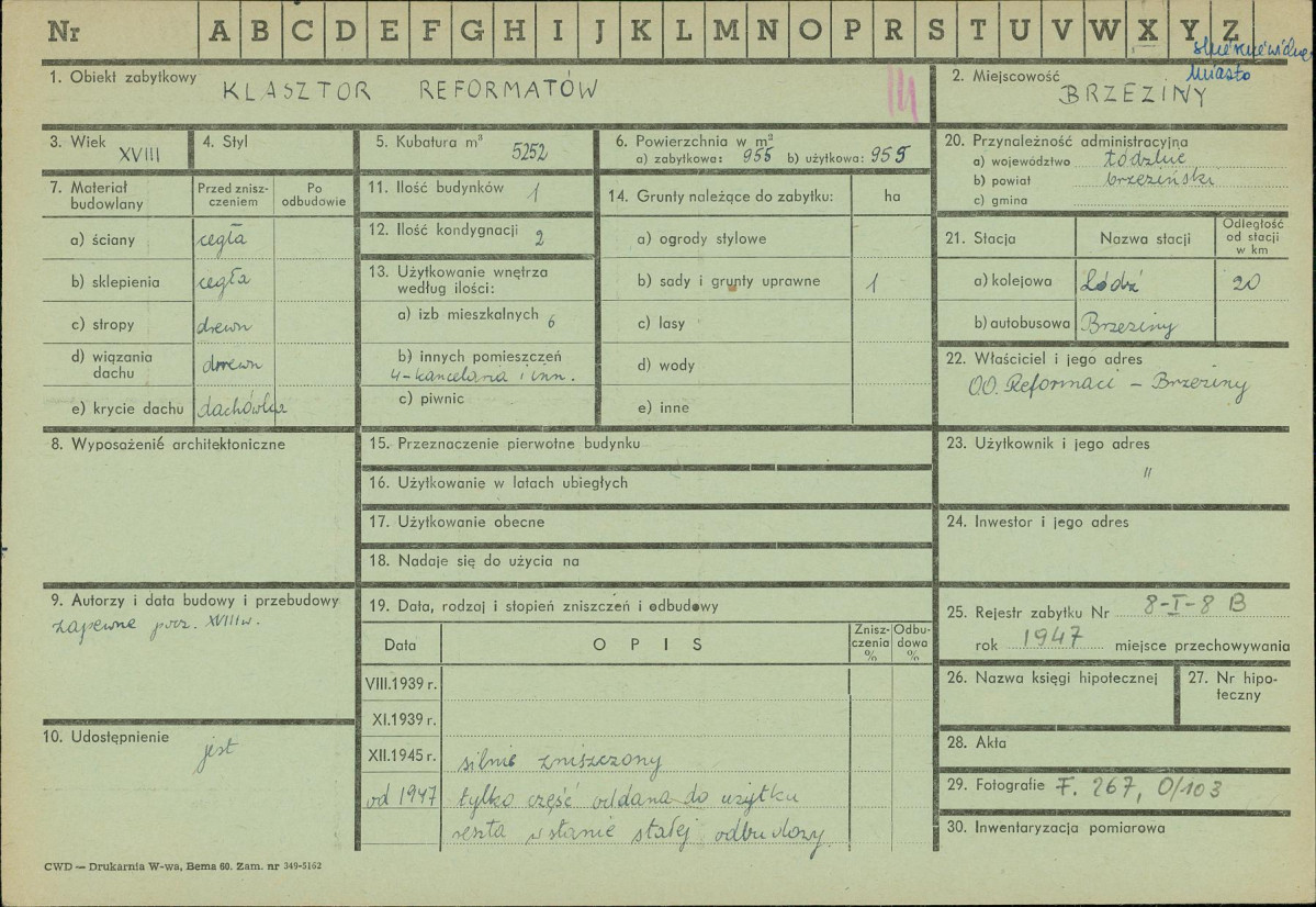 Karta zielona, skan nr 1