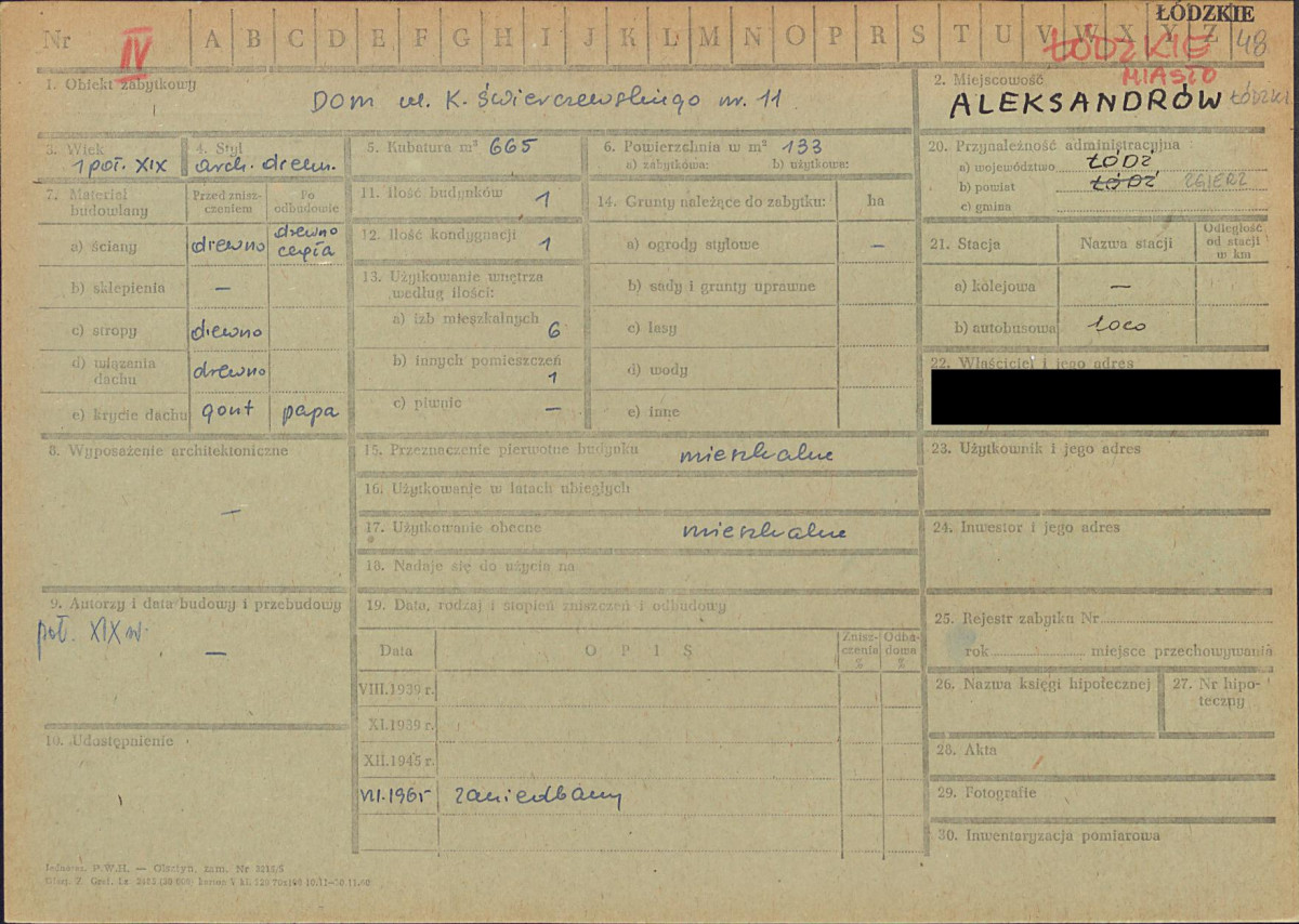 KZ - Karta zielona, skan nr 1