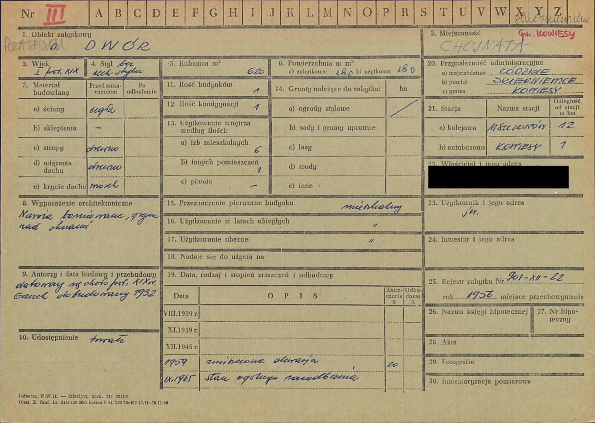 KZ - Karta zielona, skan nr 1