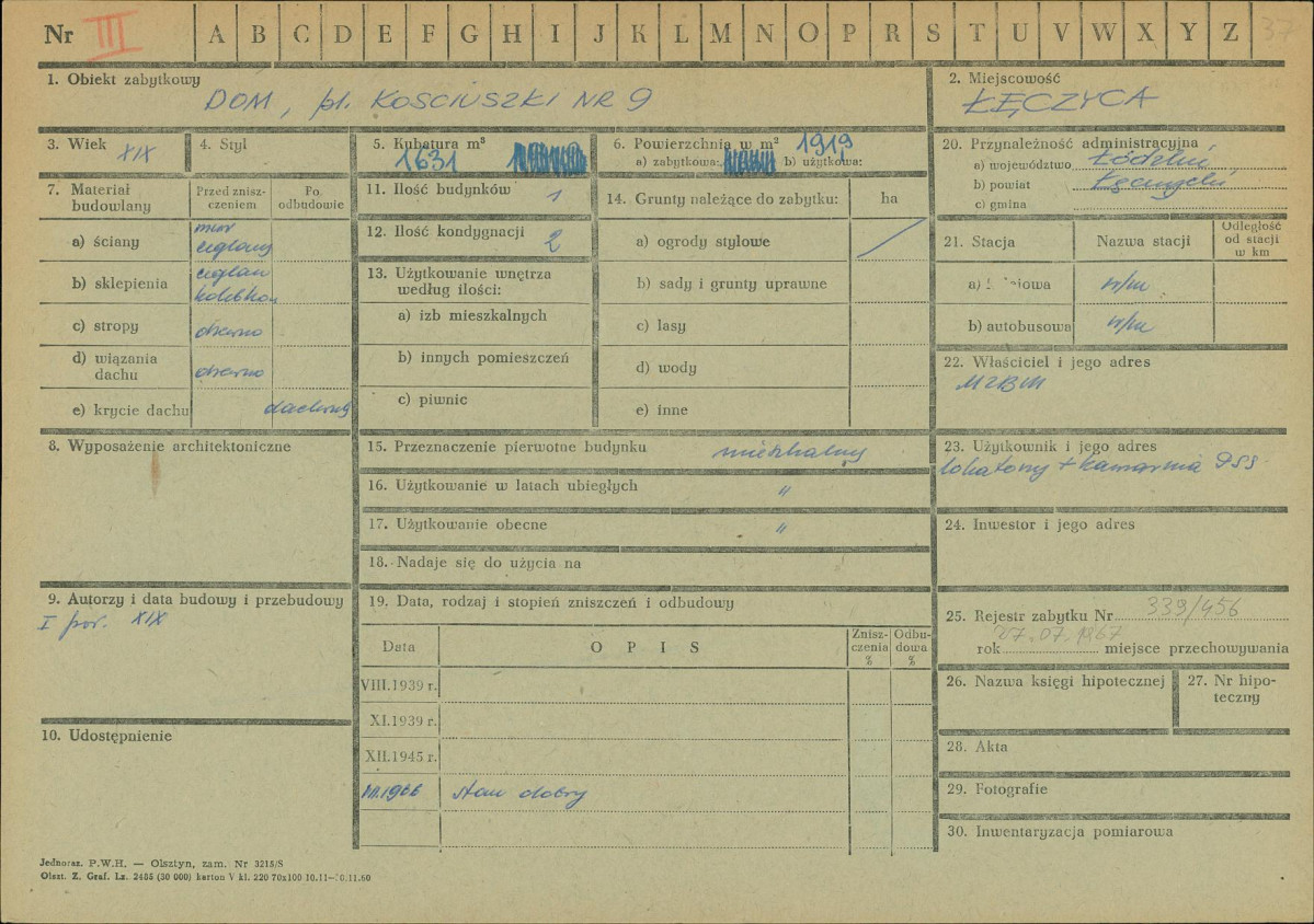 Karta zielona, skan nr 1