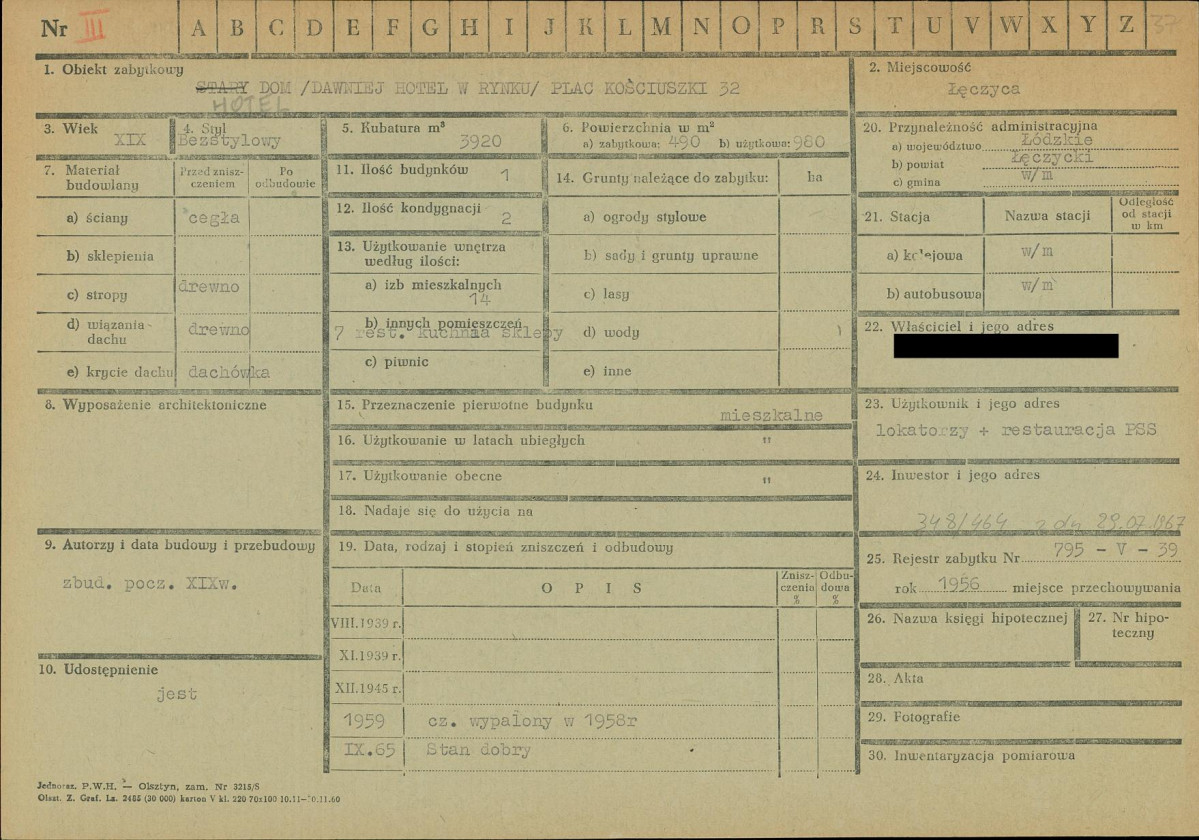 KZ - Karta zielona, skan nr 1