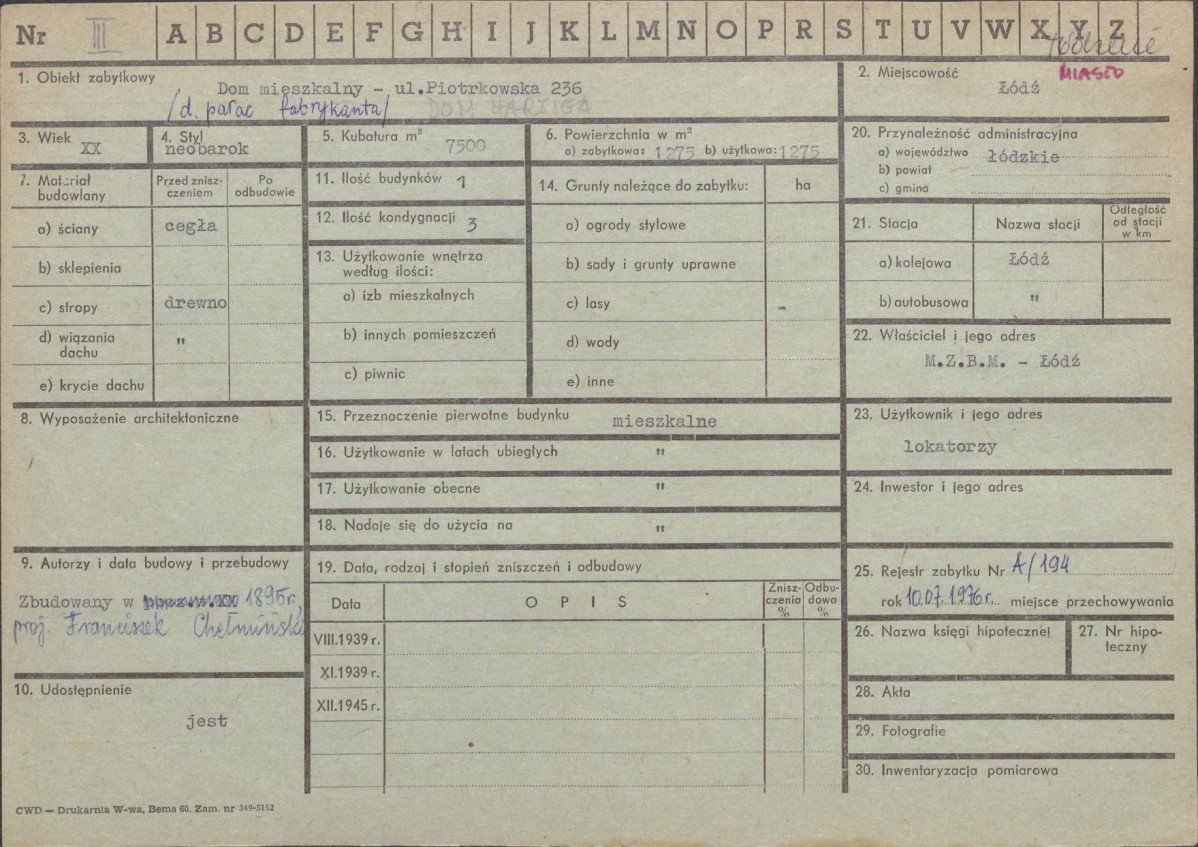 Karta zielona, skan nr 1