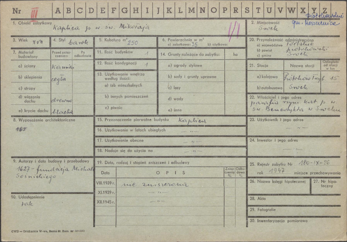 Karta zielona, skan nr 3