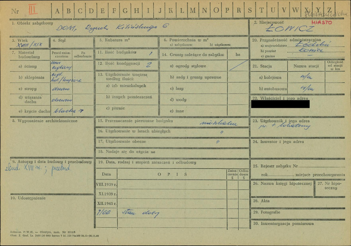 KZ - Karta zielona, skan nr 1