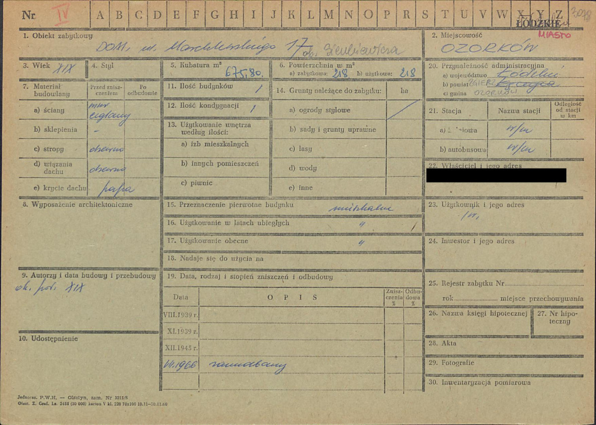 KZ - Karta zielona, skan nr 1