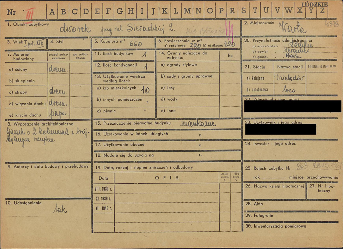 KZ - Karta zielona, skan nr 1