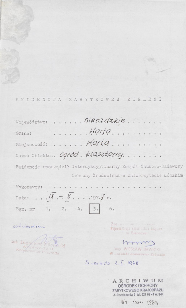 Ewidencja parkowa, skan nr 4