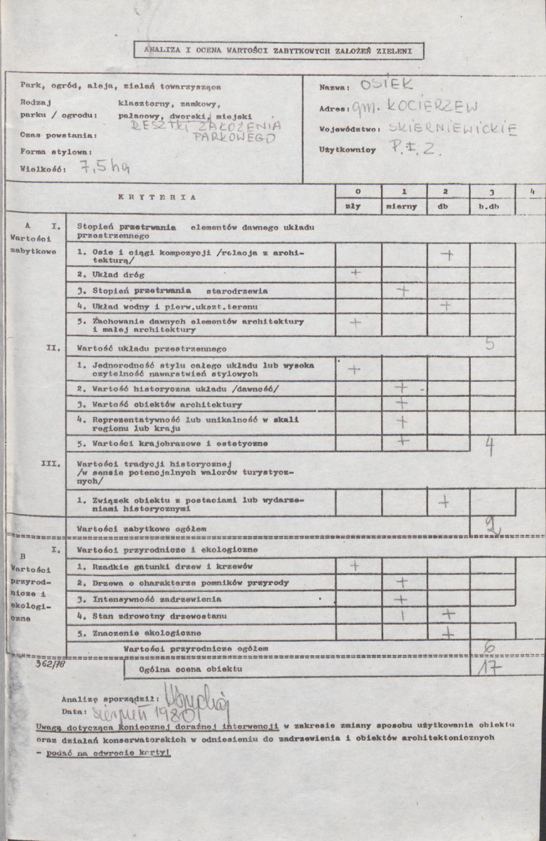 Ewidencja parkowa, skan nr 3