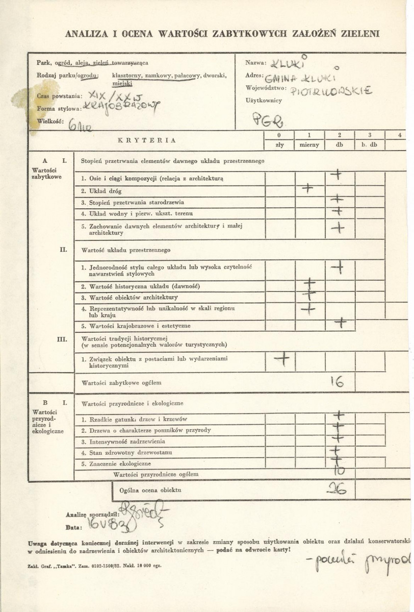 EP - Ewidencja parkowa, skan nr 3