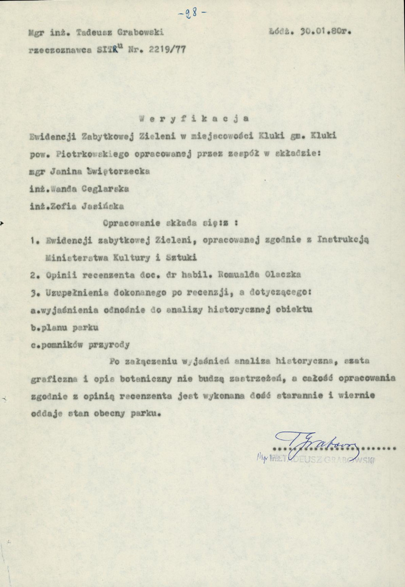 EP - Ewidencja parkowa, skan nr 35