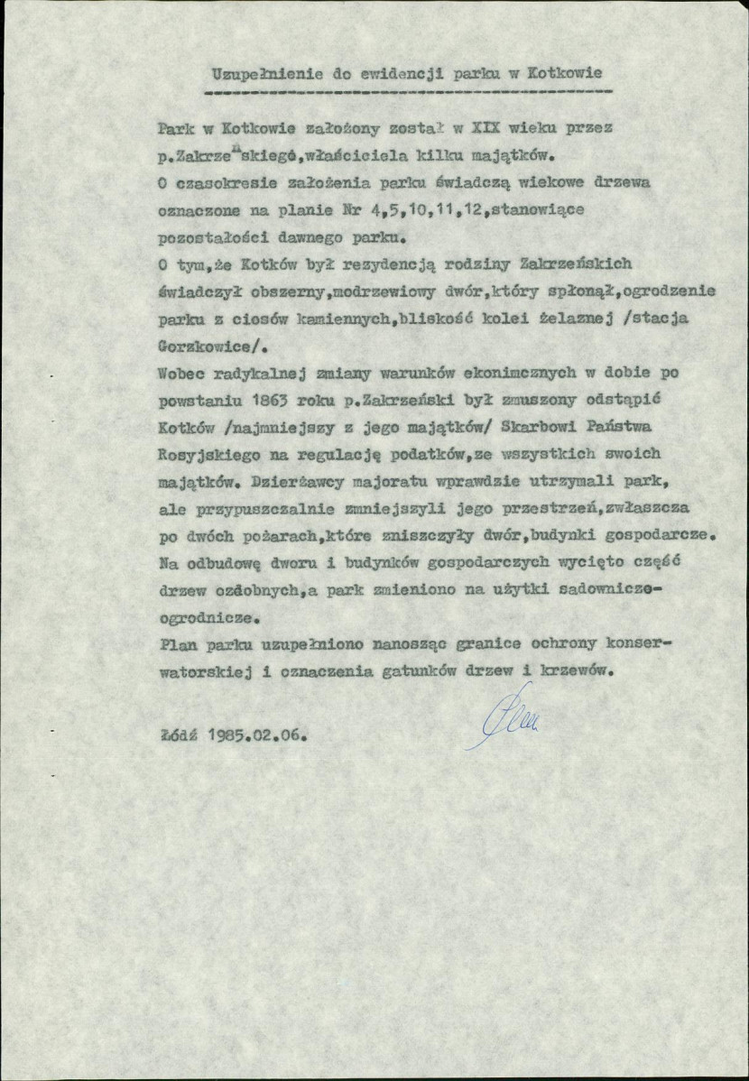 EP - Ewidencja parkowa, skan nr 5