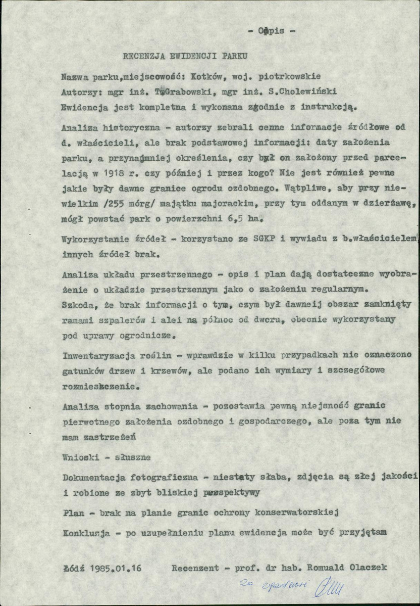 EP - Ewidencja parkowa, skan nr 6