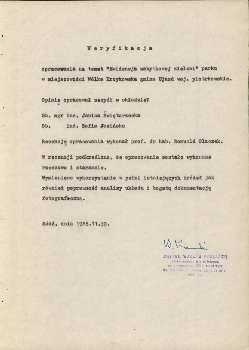 EP - Ewidencja parkowa, skan nr 6