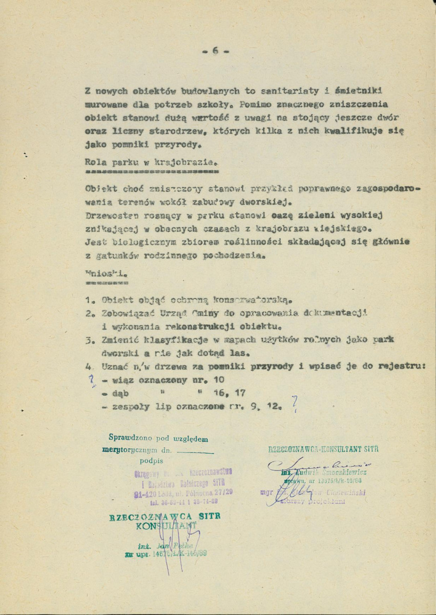 Ewidencja parkowa, skan nr 13