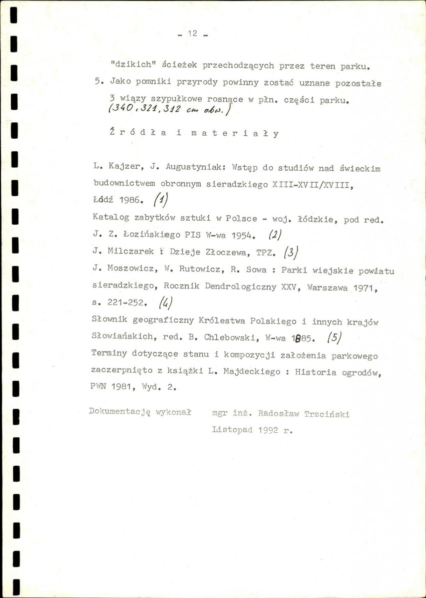 Ewidencja parkowa, skan nr 16